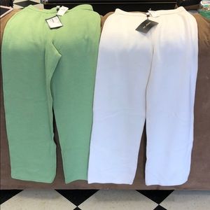 St. John collection sweater pants.